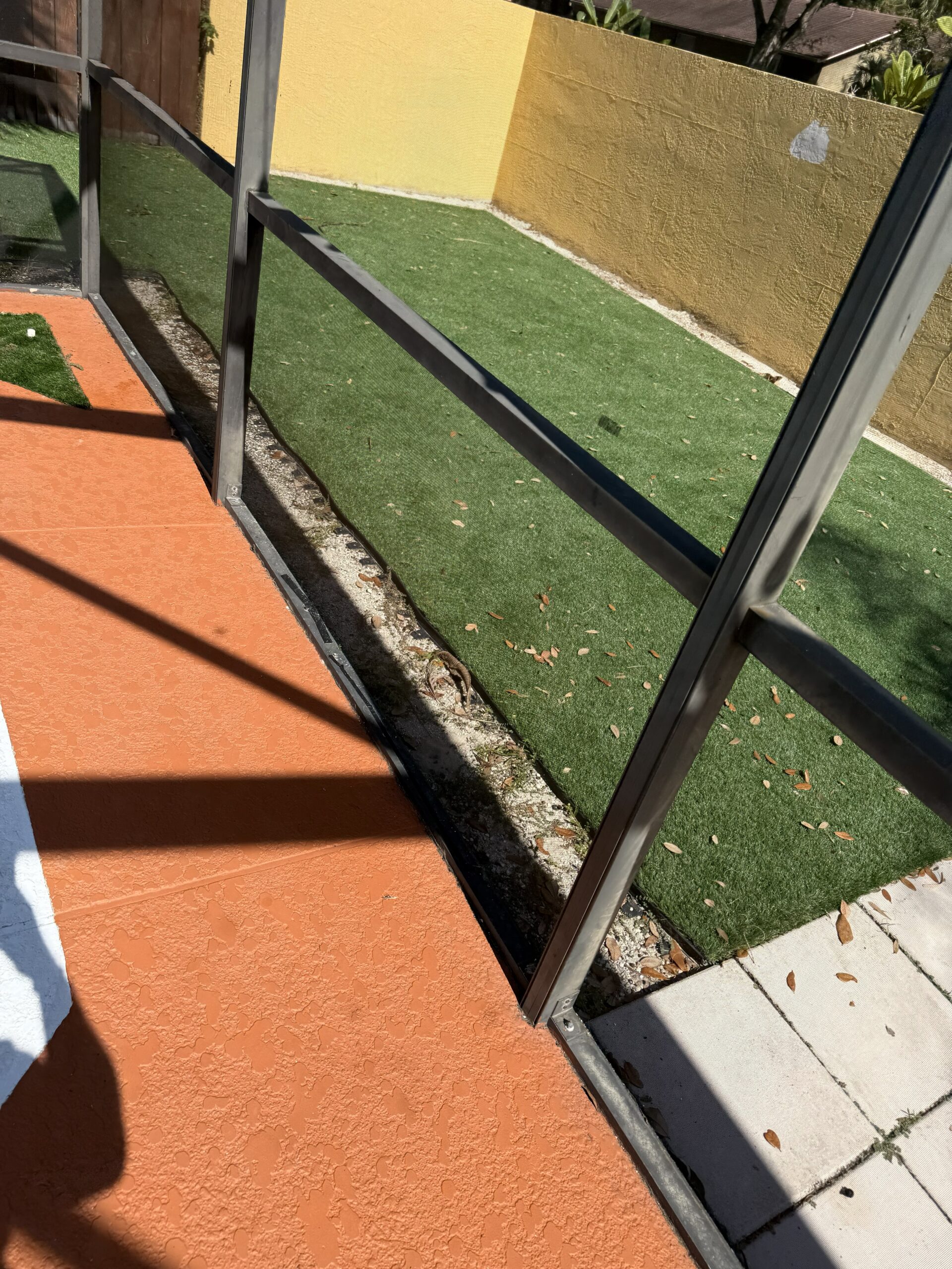 pool cage frame repair